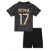 Maillot de foot Paris Saint-Germain Vitinha Ferreira #17 Troisième vêtements enfant 2023-24 Manches Courtes (+ pantalon court)